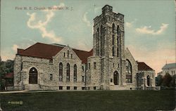 First M.E. Church Montclair, NJ Postcard Postcard Postcard