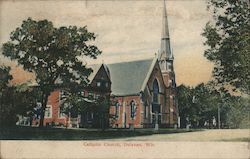 Catholic Church Postcard