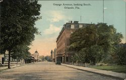 Orange Avenue, Looking South Orlando, FL Postcard Postcard Postcard