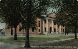 Orlando Public School Building Postcard