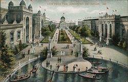 View from pier, Jamestown Exposition 1907 Postcard