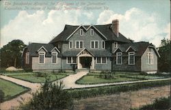The Bocahontas Hospital, for Employees of the Jamestown Exposition, In Course of Building Postcard