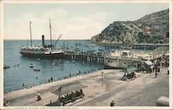 Landing at Avalon Santa Catalina Island, CA Postcard Postcard Postcard