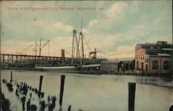 Harian & Hollingsworth Shipyard Postcard
