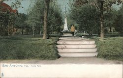 Travis Park Postcard