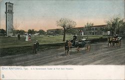 U.S. Government Tower at Fort Sam Houston Postcard