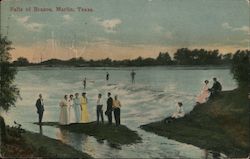 Falls of Brazos Marlin, TX Postcard Postcard Postcard