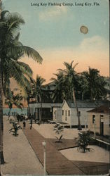 Long Key Fishing Camp Florida Postcard Postcard 