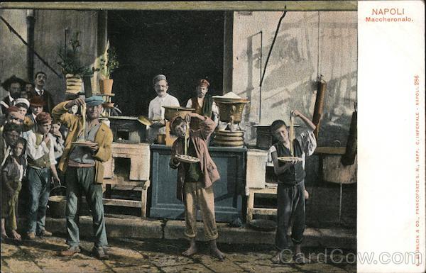 Napoli Maccheronalo Naples Italy