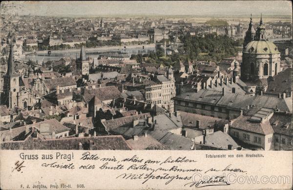 Gruss aus Prag Prague Czech Republic Eastern Europe