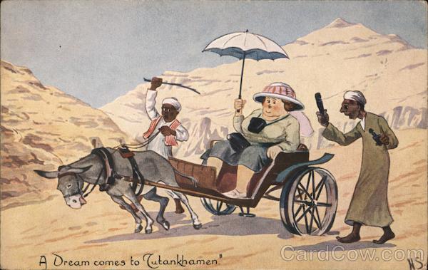 A dream comes to Tutankhamen Egypt Africa