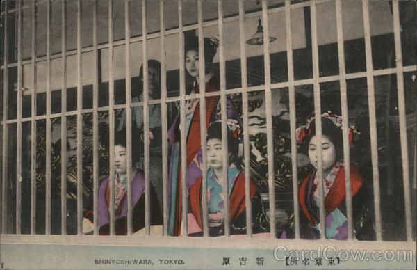 View of Shinyoshiwara Tokyo Japan