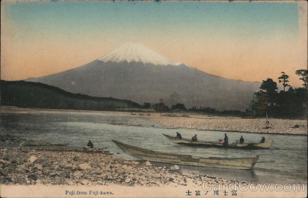 Fuji from Fuji-kawa Japan
