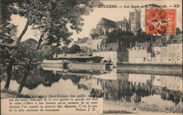 Auxerre - Les Quals et la Cathidrale France