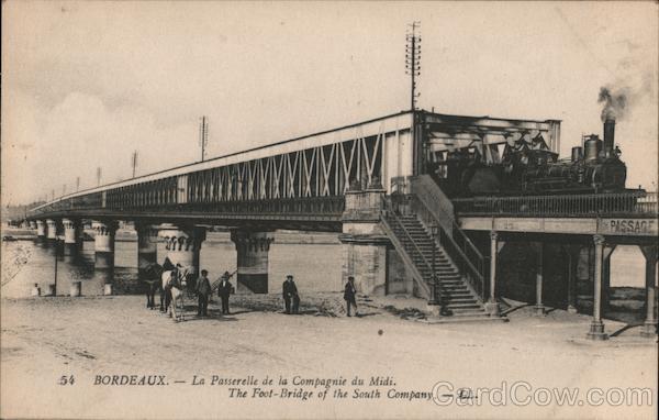 Bordeaux - La Passerelle de la Compagnie du Midi France