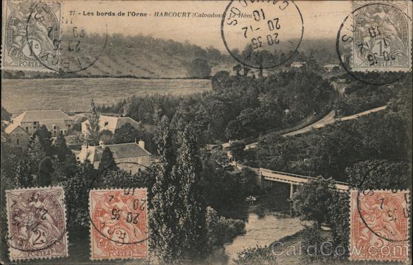 Les bords de l'Orne - Harcourt France