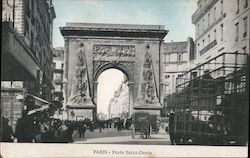 Paris - Porte Saint Denis Postcard