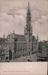 Brussels - City Hall Postcard