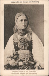 Unguroaica de ciangau din Satulung Postcard