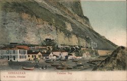 V.B. Cumbo - Catalan Bay Postcard