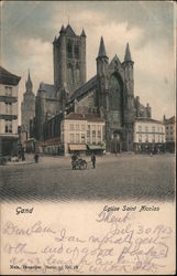 Gand Eglise Saint Nicolas Ghent, Belgium Benelux Countries Postcard Postcard Postcard