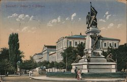 Bucuresti - Statuia J C Bratianu Postcard