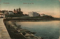 Constanța Vedere de pe Dig Postcard