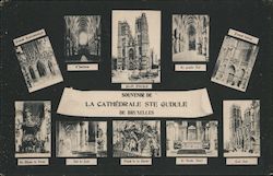 Souvenir de La cathédrale Saints-Michel-et-Gudule Postcard