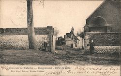 souvenir de Waterloo - Hougoumont - Porte du Nord Postcard