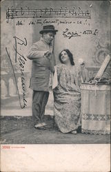 A loving couple Italy Couples Postcard Postcard Postcard
