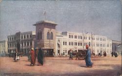Railway Station-Picturesque Egypt Postcard
