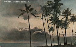 Sunset Tacloban Leyte Philippines Southeast Asia Postcard Postcard Postcard