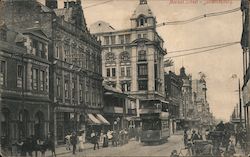 View of Market Street Postcard