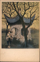 A Small Pagoda in the Woods of Shansi Postcard