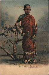 Hindu Girl Postcard