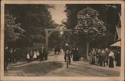 Klampenborg, Indgang til Dyrehaven Postcard