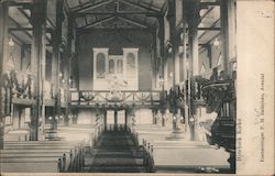 Bjorbekk kirke Postcard