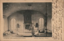 Interiör Från Karlsunds Kyrka Postcard
