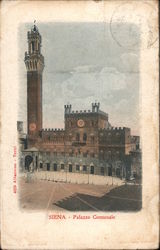 Siena - Palazzo Comunale Italy Postcard Postcard Postcard