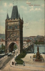 Prag Altstädter Brückenturm Postcard