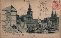 Pazdrau z Prahy Postcard