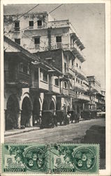 Typical building of Spanish colonial architecture Cartagena, Colombia South America Postcard Postcard Postcard