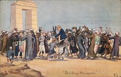 Dividing the spoils Postcard