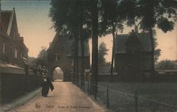 Ghent; entrance of the great beguinage Postcard