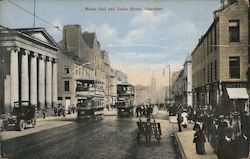 Music Hall and Union Street Postcard