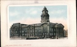 The New Town Hall Lancaster, England Lancashire Postcard Postcard Postcard