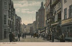 High Street, Exeter United Kingdom Devon Postcard Postcard Postcard