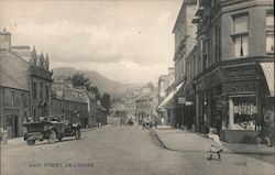Main Street Callander, Scotland Postcard Postcard Postcard