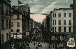 Argyle Street Looking East Glasgow, Scotland Postcard Postcard Postcard