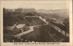 "Eddy Wood" Institute and Ross Barracks, shorncliffe Camp Postcard
